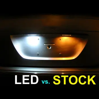 9x Bela LED Žarnice Notranje Luči Komplet Za obdobje 2010-2012 Mazda 3 Zemljevid Dome Trunk Svetloba Svetilke Direktna Zamenjava NAS Zalogi