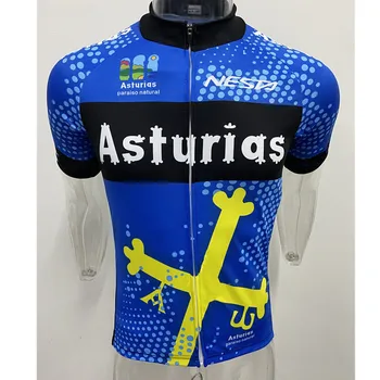 Asturije kit poletni kolesarski dres bo ustrezala Moških kratek rokav kolo jersey kompleti wielerkleding trajes ciclismo invierno ciclyng mtb set