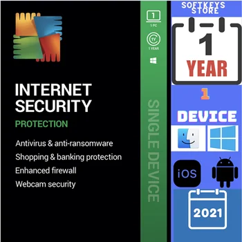 AVG Internet Security 2020-2021 - 1 Naprava - 2 Leti MAC-WINDOWS-ANDROID, IOS [Download+Licenčni Ključ] - Original Ključ