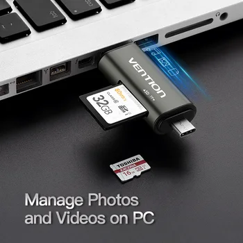 Banja Vse V 1 Usb 3.0 2.0 Kartic Visoke Hitrosti SD TF Micro SD Card Reader Tip C USB C Micro USB Otg Card Reader nova