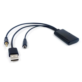 Biurlink Avto Univerzalno 3.5 mm AUX USB Avdio Predvajalnik Bluetooth Kabel Mikrofona za Volkswagen, Peugeot, BMW Toyota Hyundai
