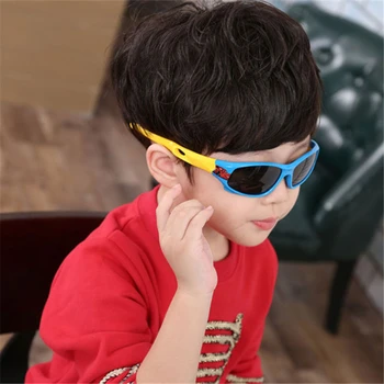 Blagovne znamke Super Lahka Otroci Polarizirana sončna Očala Otrok Šport sončna Očala UV400 Zaščito, na Prostem Varnost Gume Oculos