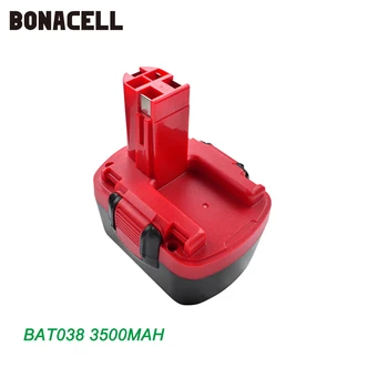 Bonacell 14,4 V 3500mAh Za Bosch BAT038 Akumulatorske Baterije, električno Orodje, Baterije Akumulatorski Vrtalnik Zamenjava za 3660CK L50