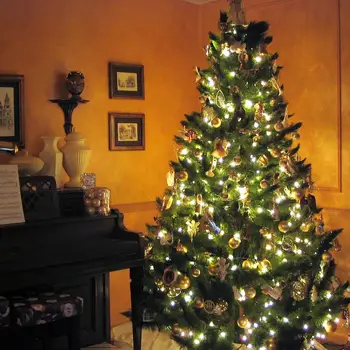 Božič Garland 5m 10m Bakrene žice Pravljice Niz Led Lučka 8 Načini Daljinskega upravljalnika Pravljice Luči božič festoon Doma Decoratio