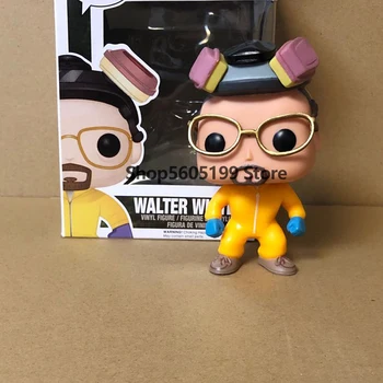 Breaking Bad HEISENBERG SAVEL POP GOODMAN WALTER WHITE Vinil figuric Model Igrače za Otroke, Darilo za Rojstni dan z Box