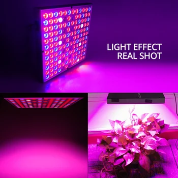 Celoten Spekter LED Grow Light 45W 85-265V Rastlin Raste Lučka Za Rastline Vegs Akvarij Vrt, Vrtnarstvo Hydroponics Cvet Cvet