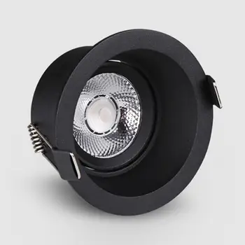 CRI90 Anti-glare LED 5W 7W 10W 12W Vgrajena Stropna Downlight Krog Reflektorji Vgradne Led Notranja Stropna Luč Za Nakit
