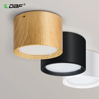 DBF Lesa Zrn LED Površinska montaža Stropnih Spot Luč 5W/12W Stropne Luči za dnevno Sobo, Spalnica Dekoracijo Doma Notranjo Razsvetljavo