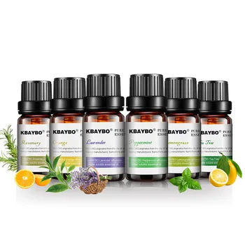 DELIXING Eterična olja za aromaterapijo diffusers čajevca, sivke lemongrass čajevca, rožmarina Pomarančno olje