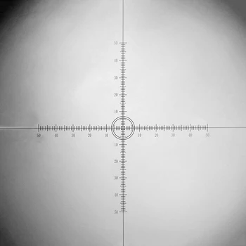DIV=0,1 mm X=Y=10 mm Premer 24 mm Očesni Kalibracijo Vladar Križ Reticle Lestvice za Merjenje Okular Mikrometer za Mikroskop