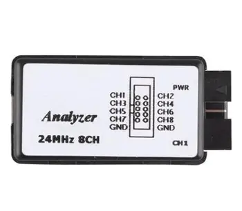 Dobra kakovost Logic Analyzer USB Saleae 24M 8CH Čip z Bufferjem Podpira 1.1.15