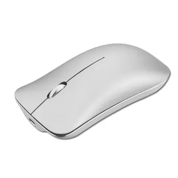 Dvojni Način Bluetooth Wirelss Miško Aluminijeve Zlitine Trajne Mouse Sprejemnik 2.4 G Brezžični Izklop Urad Miške za PC Računalnik Prenosni računalnik