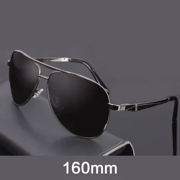 Evove 160 mm Mens sončna Očala Polarizirana Prevelik Ogromna sončna Očala za Človeka Vožnjo Proti Polar Letalstva Očala UV400