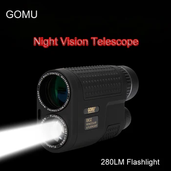 GOMU 8x32 Night Vision Oko Teleskop Večnamensko Kompaktni daljnogled, obseg vgrajena Polnilna Svetilka za Lov