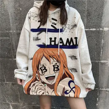 Harajuku INS Mens Womens Hoodies Sweatshirts Smešno Risanka Natisnjeni Moda Hoody Puloverji Bombaž v Velikosti Plus Japonski Hoodie