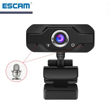 HD Webcam Vgrajeno Dvojno Mics Smart 1080P Spletna Kamera, USB Pro Tok Kamera za Namizni Prenosni računalniki, PC Igre Cam Za OS Windows10/8
