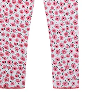 Humor Nosijo Dekleta Oblačila Obleko Pomlad & Jeseni Domov Nosijo Pižamo Baby Bombaž Risanka Vrh+ Cvetlični Hlače 2Pcs Dekleta Kompleti Oblačil