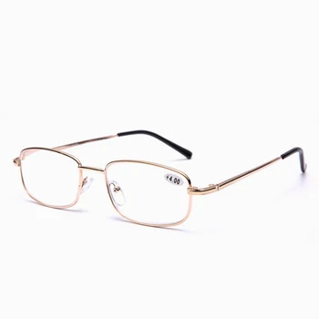 Iboode Anti-Utrujenost Obravnavi Očala Ženske Moški Preprost, Majhen Okvir Branje Očala Lahke Kovine Presbyopic Očala Feminino