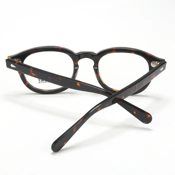 Johnny Depp LEMTOSH Očala Moški Ženske Retro Spektakel Acetatni Okvir Očal je Pregleden Leče blagovne Znamke oblikovalec Računalnik