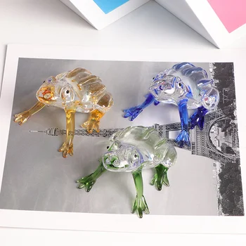 K9 Kristalno Žaba Figur Miniaturni Ročno Kristalno Obrti Darilo Za Rojstni Dan Ornament Obtežilnik Za Papir Dom Dekoracija Dodatna Oprema Igrače