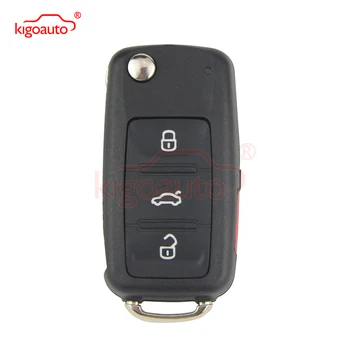 Kigoauto 5K0837202AE daljinski ključ 315MHZ VPRAŠATI ID48 3 gumb z panike HU66 rezilo za VW Beetle Passat Jetta Tiguan 2016