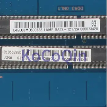 KoCoQin Prenosni računalnik z matično ploščo Za SAMSUNG NP270E5E I3-3120M Mainboard BA92-12172A BA41-02206A SR0TY SLJ8A DDR3