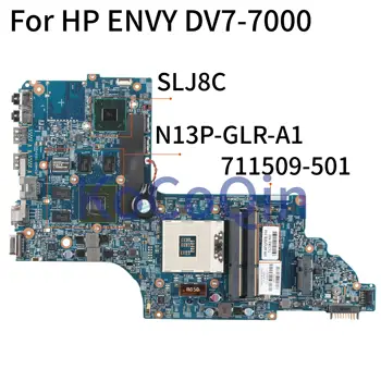 KoCoQin Prenosni računalnik z matično ploščo Za HP ENVY DV7-7000 GT635M 2GMainboard 711509-001 711509-501 48.4ST10.031 SLJ8C N13P-GLR-A1