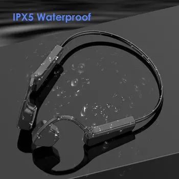 Lahke Kosti Prevajanje Slušalke V11 IPX5 Nepremočljiva Stereo Kostne Prevodnosti Slušalke w/ Mic Prostoročno Neckband Slušalke