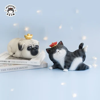 LAMTOYS stiski mucek limited edition oranžnega mačka različica pingvin različica hranilnik, priljubljena igrača za dekoracijo darilo