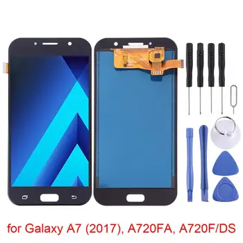 LCD Zaslon in Računalnike Celoten Sklop (TFT Materiala) za Galaxy A7 (2017), A720FA, A720F/DS/ A8 ()/ Galaxy A6+ (2018)
