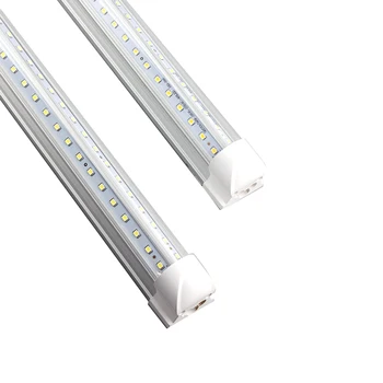 LED Cevi T8 Svetilka 220V 110V PVC Plastike Fluorescentna Luč 60cm 20W V-Oblika 2 M Varčevanja z Energijo, Toplo, Hladno Bela 2000lmbrightness