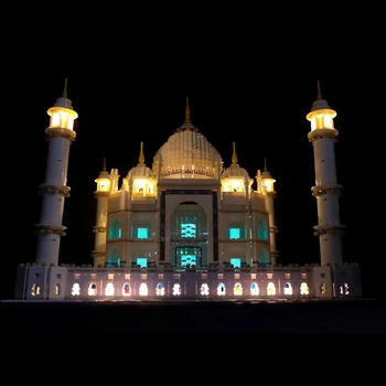 LED Luči Komplet Združljiv Za 10189 10256 Taj Mahal Stavbe, Bloki, Opeke, Igrače, Darila Igrače za Razsvetljavo Pribor Za Otroke