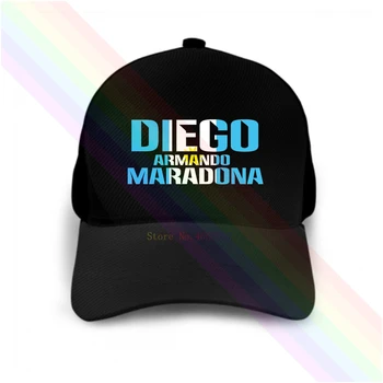 Legenda Kovinski Diego Armando Maradona Logotip 2020 Najnovejši Black Priljubljena Baseball Skp Klobuki Unisex
