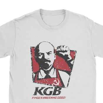 Lenin Sovjetske Zveze Tshirts Moških Komunistične Komunizma Zssr Marx Tovariši Rusija Premium Cotton Tee Fitnes T Shirt Majica