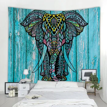 Lesene mandala slon natisnjeni tapiserija ozadju, dekorativne tkanine, vse poliester tovarne neposredno prodajo lahko meri
