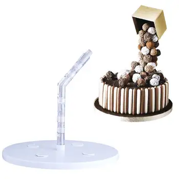Lije Torto Kit Fondat Čokolada Plesni Dekoracijo Ustvarjalne Plastično Stojalo Za Torto Struktura Kalup Za Peko Orodja