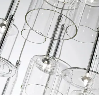 LukLoy Sodobno Minimalistično Restavracija Transparentno Steklo Obesek Svetlobe Nordijska Osebnost Ustvarjalne Bar, kavarna LED Steklene Svetilke