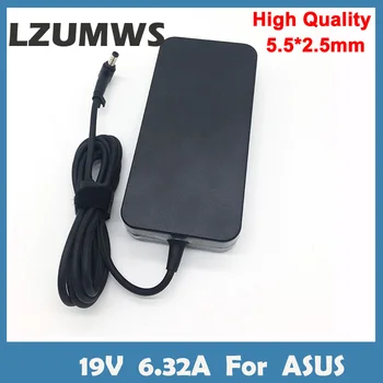 LZUMWS 19V 6.32 5.5*2,5 mm 120W Prenosni Adapter Notbook Napajanje Za toshiba ACER Asus N550 K53 N750 N500 N56V N53S G50 N55
