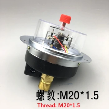 Manometro YXC-100ZT elektromagnetno pomožne osno strani električni kontaktni manometer vakuumske merilnik 0-1.66 MPA barometer