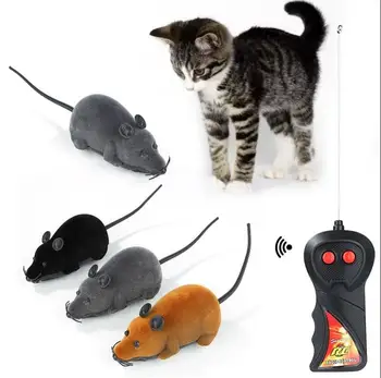Mačka Domače Brezžično Daljinsko Upravljanje Miško, Miš Mačka Igrače Mobile Mouse Mačka Žvečilni Mačka Ir Radijski Nadzor