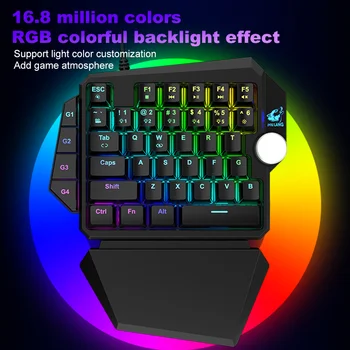 Mehanska Tipkovnica 35 tipke Modro Stikalo Gaming Tipkovnica Makro Programiranje RGB Osvetlitev Žično teclado za PC Gamer Nintendo