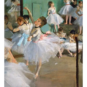 Michelangelo Lesena Sestavljanka 500 Kos Balet Lekcija za Edgar Degas Otrok Izobraževalne Igrače Zbirateljskih Oljna slika Art Dekor