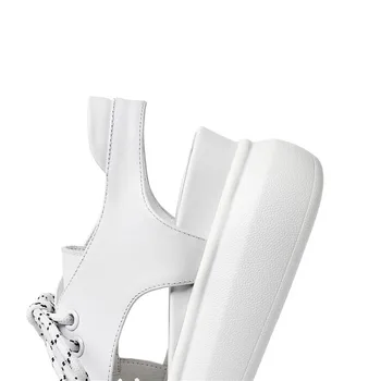 MORAZORA 2020 prihod Nove ženske čevlje fashion lace up udobno priložnostne eno čevlji za pomlad poletje ženske stanovanj bela
