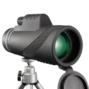 Močan 40X60 HD Oko Prenosni Daljnogled Daljnogled z Pametni telefon nosilec in Stojalo za Kampiranje Lll Night Vision Lov