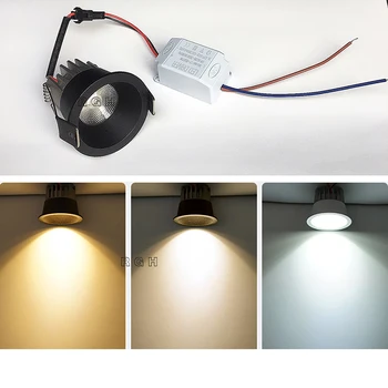 Možnost zatemnitve 3W 5W LED Reflektorji Razsvetljavo Mini led Stropne Svetilke za Razsvetljavo Žarnice za Kabinet Števec Predstavitev AC110V 220V