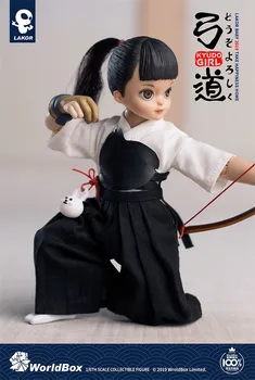 Na Zalogi Lakor Baby 1/6 Kyudo Dekle, Deklica Samurai Dejanje Slika Set Model Zbirke Igrač, Daril DIY