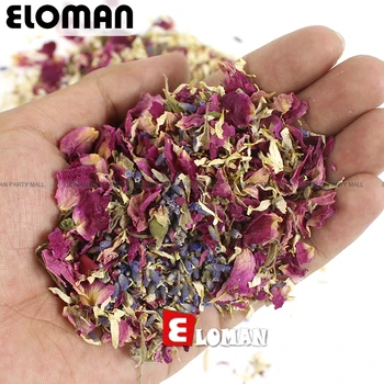 Naravni poročni konfeti ELOMAN posušen cvet latice pop poroko in zabavo dekoracijo biološko razgradljivih rose venčni konfeti