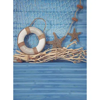 NeoBack Vinil 150*220 cm Studio Fotografijo Kulise Novorojenih Otrok Fotografija Okolij Poletje Modra Lesa Mornarice Zvezda Boje