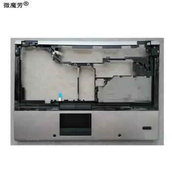 Nov Prenosnik LCD ZGORNJEM PRIMERU Za HP EliteBook 8440P podpori za dlani Tipkovnico Ploščo Pokrov Zgornjega Primeru Skupščina SREBRNA