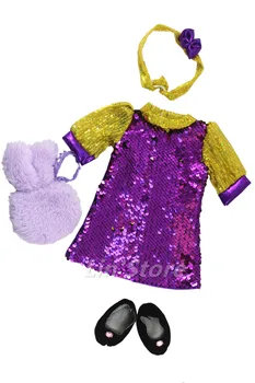 Nova Moda Punčko Oblačila, Obleko Obleko za 18 inch Ameriški Lutka Veliko Slog za Izbiro a08